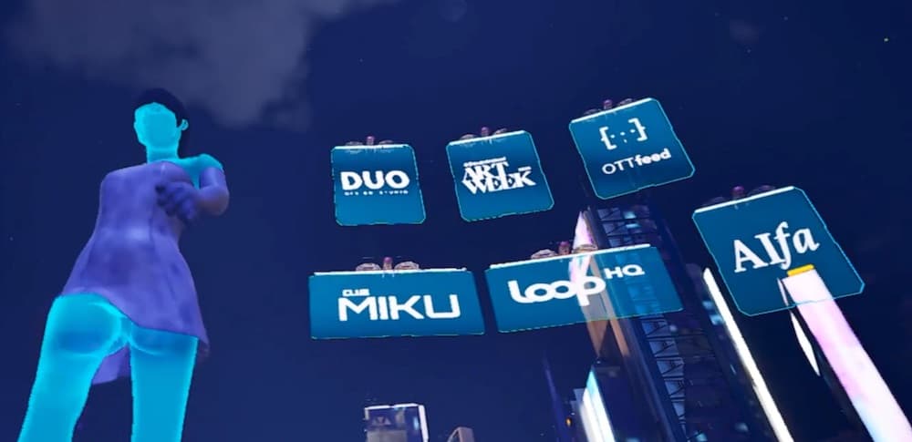 Digital Fashion Week event in NYC on September 2025 showing partner logos